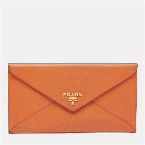 leather envelope wallet prada|Prada zipper wallet.